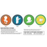 RAM Mounts Double Socket Swivel & Ratcheting Arm