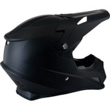 Z1R Rise Solid Motocross Helmet (Flat Black)
