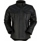 Z1R The Motz Leather Shirt (Black)