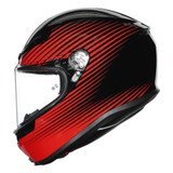 AGV K6 Rush Full Face Helmet (Black/Red)