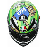 AGV K3 SV Rossi Mugello 2017 Casque intégral (vert)