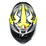 AGV K1 Mir 2018 Full Face Helmet (White/Black/Yellow)