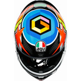 AGV K1 Rodrigo Full Face Helmet (Orange/Blue)