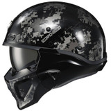 Scorpion Covert X Digicamo Modular Helmet (Black/Silver)