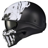 Scorpion Covert X Marauder Modular Helmet (Black/White)