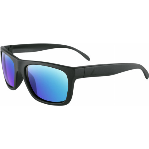 Zan Headgear Cavern Sunglasses (Matte Black/Smoked Green Revo)