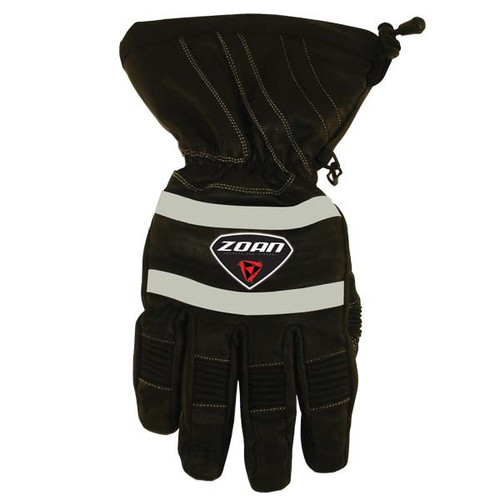 Zoan Leather Polar Gloves (Black)