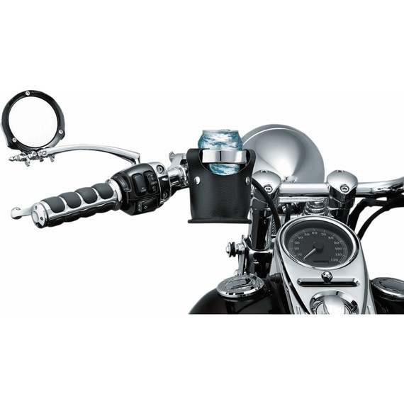 Kuryakyn Motorcycle Drink Ring with Beverage Carrier