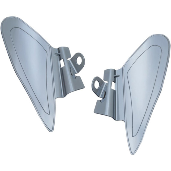 Kuryakyn Motorcycle AirMaster Reflective Smoke Saddle Shield