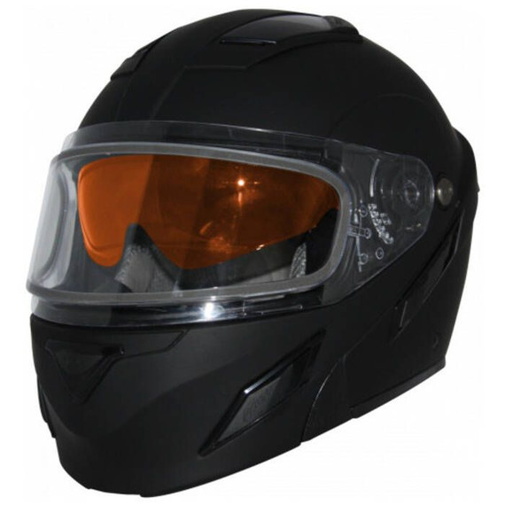 Zox Brigade SVS Solid Modular Winter Helmet (Matte Black)