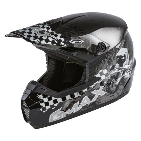 GMax Youth MX46Y Animi8 Motocross Helmet