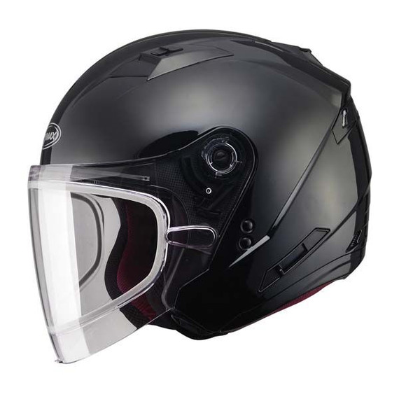 GMax OF77 Solid 3/4 Winter Helmet (Black)