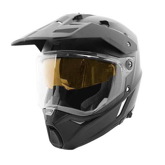 Joe Rocket RKT 26S Solid Dual Sport Winter Helmet (Flat Black)