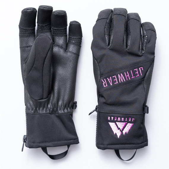 Jethwear Womens Empire Gloves (Black/Pink)