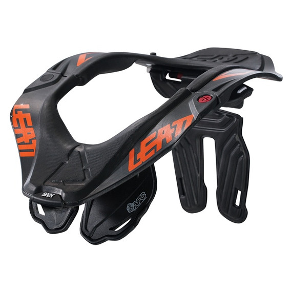 Leatt SNX 5.5 Neck Brace (Black/Orange)