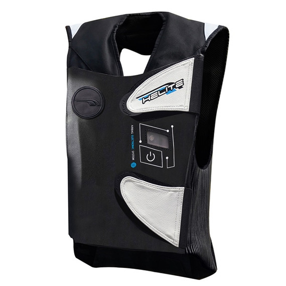 Helite E-GP Airbag Vest (Black/White)