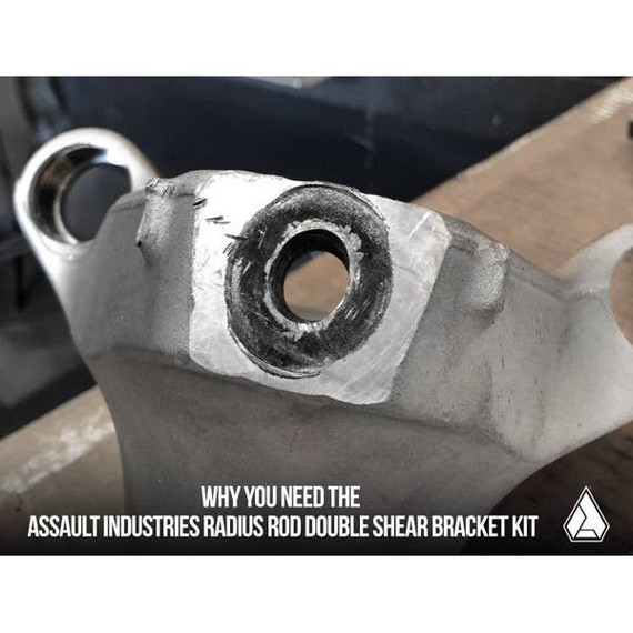Assault Industries Radius Rod Double Shear Bracket Kit for CanAm Maverick X3 Revco.ca