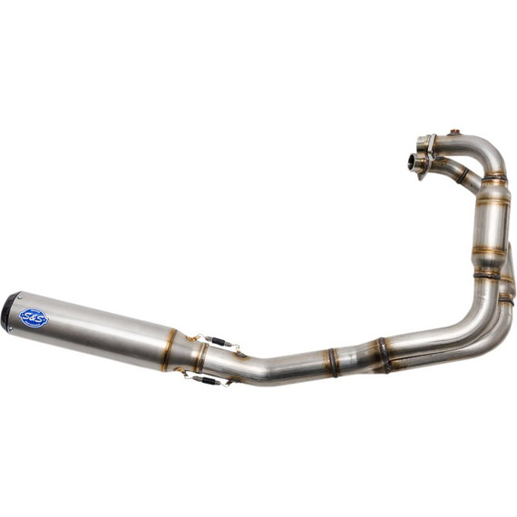 S&S Cycle Qualifier 2-into-1 Motorcycle Exhaust System for Royal Enfield