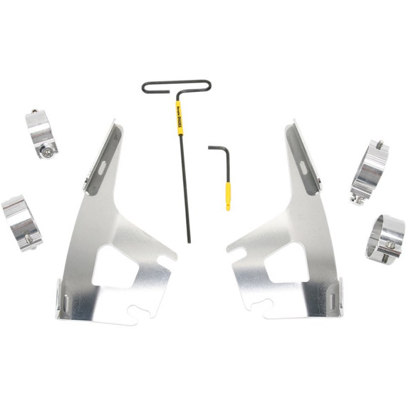 Memphis Shades Quick Change Mount Kits for Fats/Slim/Sportshields (Kit de montage à changement rapide pour les pare-brises Fats/Slim/Sportshields)