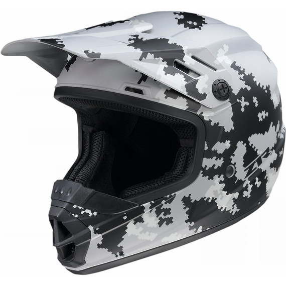 Z1R Youth Rise Digi Camo Motocross Helmet