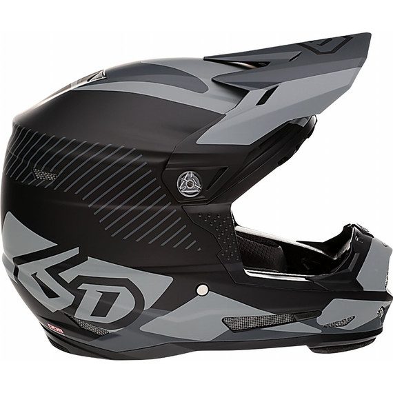 6D Youth ATR-2Y Fusion Motocross Helmet (Black)