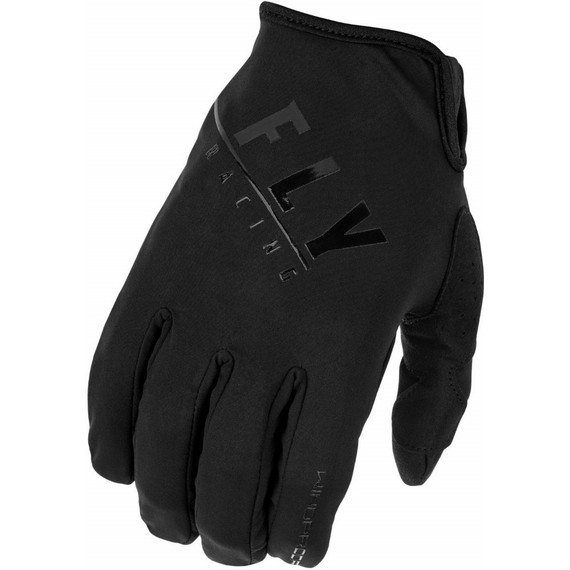 Fly Racing Youth Windproof Lite Gloves (Black) (YL)