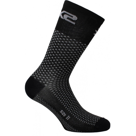 Sixs Short Logo Socks (Black Carbon)