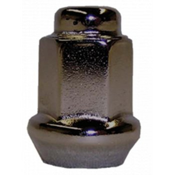 12MM X 1.25 TAPER SPLINE BLK LUG PK16