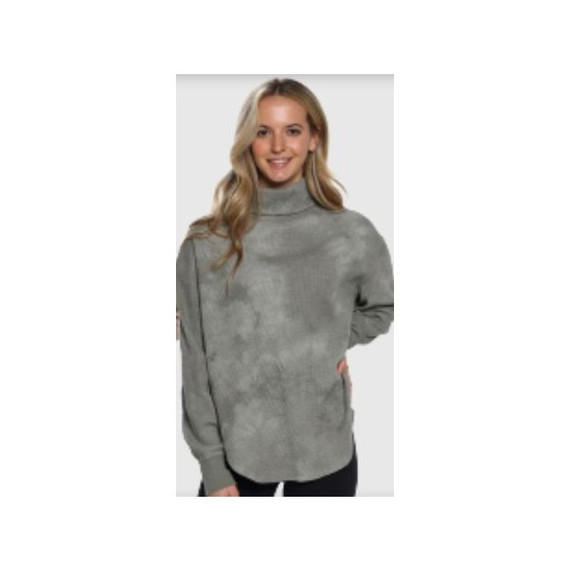 TEAMLTD Women's Waffle Turtleneck - CLOSEOUT