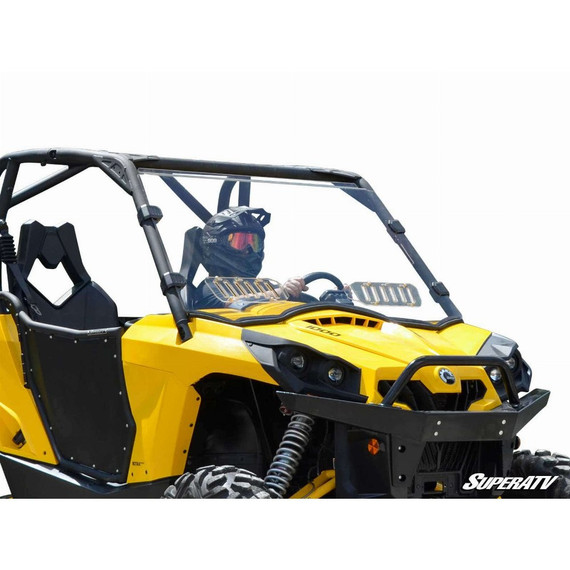 Super ATV Full Polycarbonate UTV Windshield for Can-Am Commander - CLOSEOUT