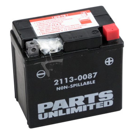 Parts Unlimited Factory Activated AGM ATV/UTV Battery