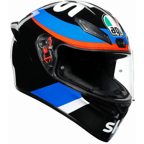 AGV K1 VR46 Sky Racing Team Casque intégral (noir/bleu/rouge)