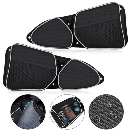 Wolftech Side Doors Storage Bags for Polaris RZR