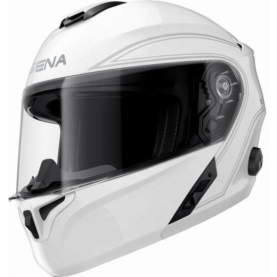 Casque modulable Sena Outrush (blanc brillant)