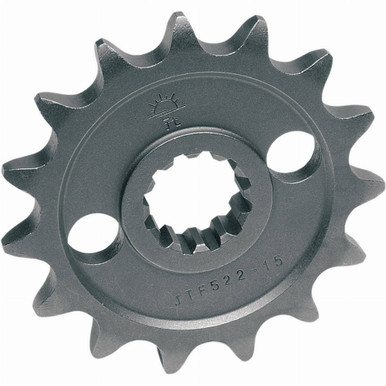 J•T JT Rubber Cushioned Steel Front Motorcycle Sprocket for