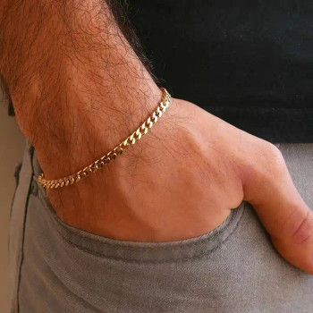 Stainless Steel Cuban Link Bracelets