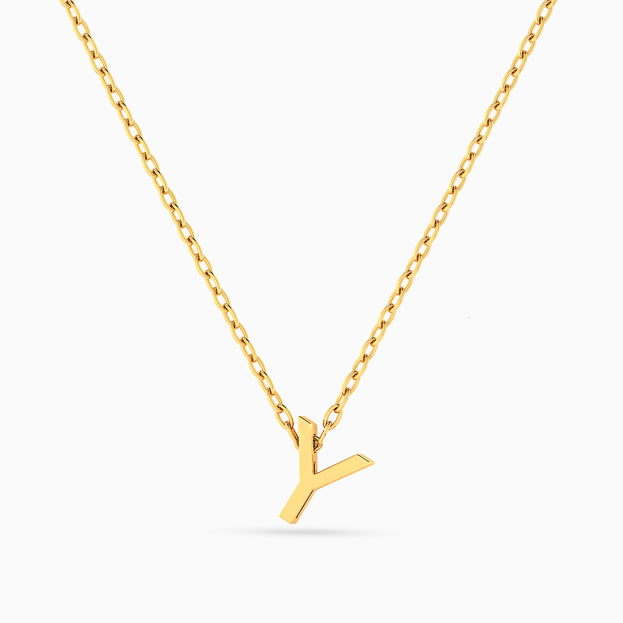 سلسلة ذهب حرف Y عيار 18 قيراط - 3 سلسلة ذهب حرف Y عيار 18 قيراط - 3