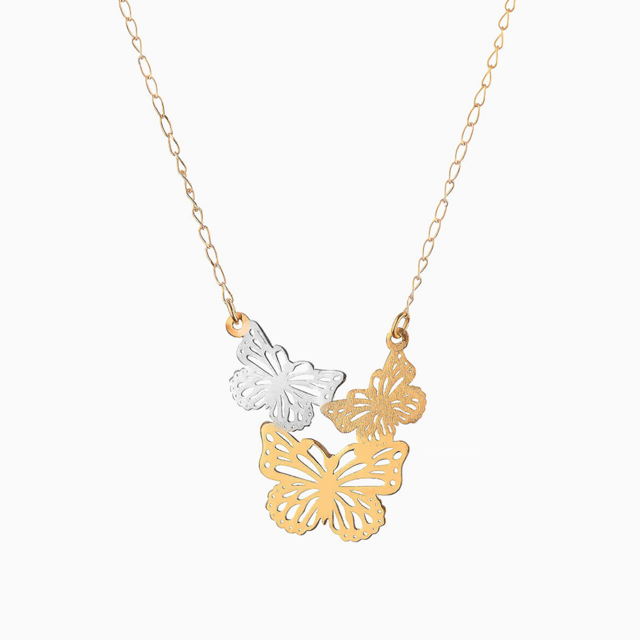 Butterfly Necklace In 18K Gold Butterfly Necklace In 18K Gold