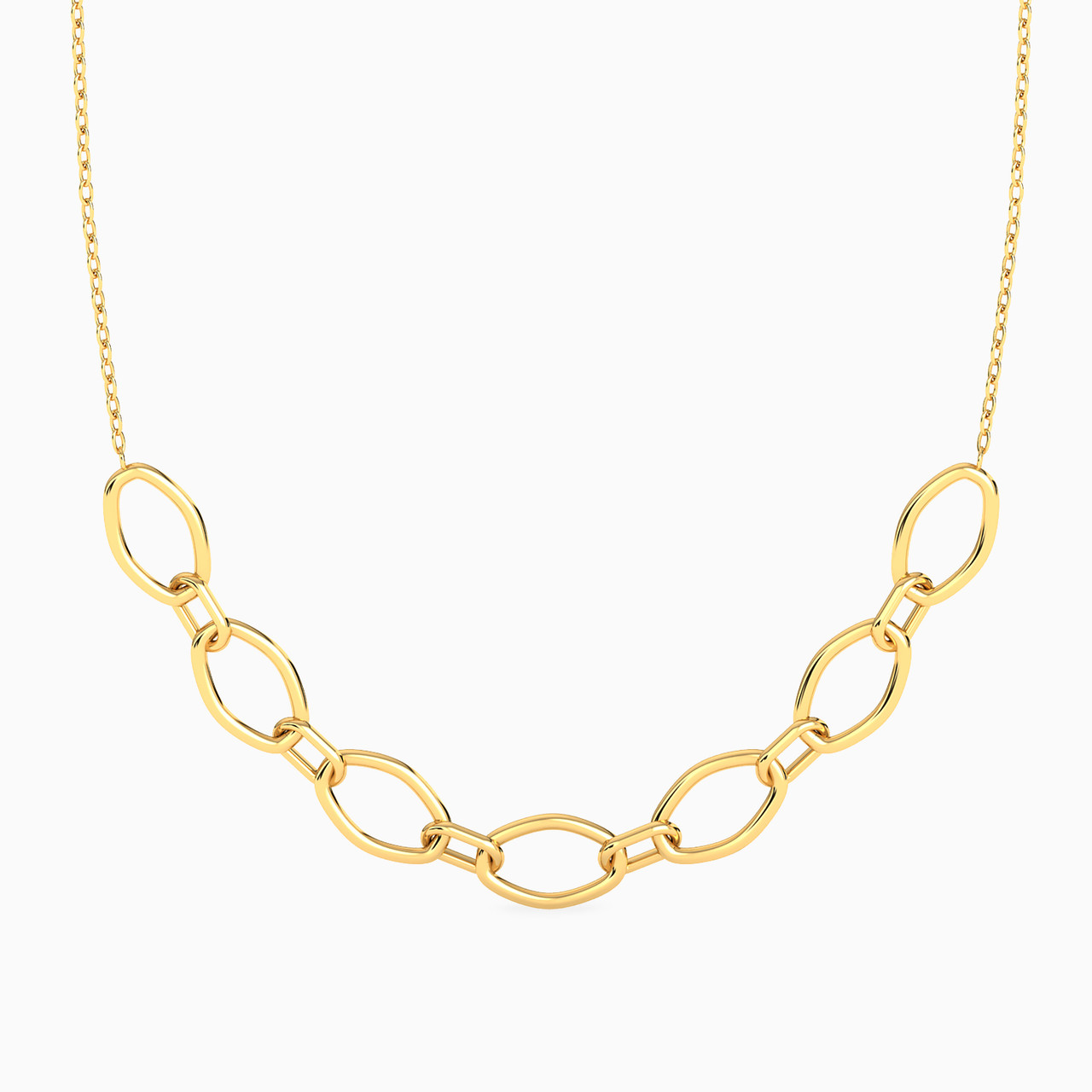 Links Chain Necklace in 18K Gold | Miss L' Egypt