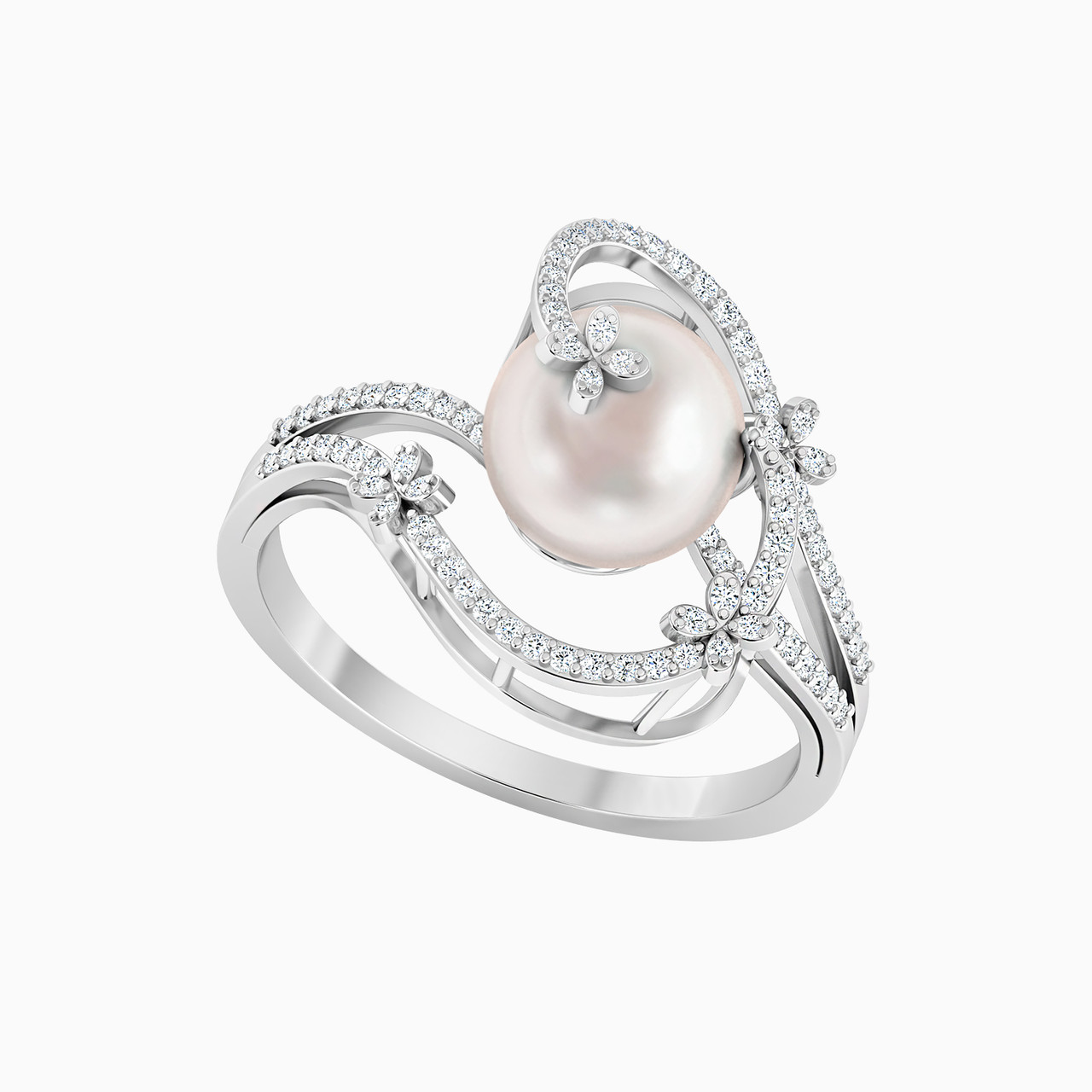 Swirl Diamond & Pearl Ring in 18K Gold - 2 https://cdn11.bigcommerce.com/s-t4k1ukevvr/images/stencil/1280w/products/1748/5861/HS10-206-2__27229.1752651720.jpg