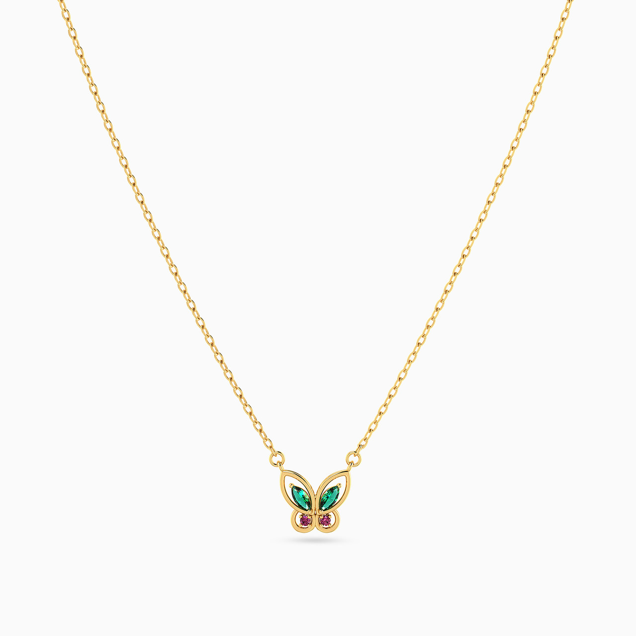 Butterfly Colored Stones Necklace in 14K Gold - 3 https://cdn11.bigcommerce.com/s-t4k1ukevvr/images/stencil/1280w/products/5117/19570/102051801302401-4__19017.1721806919.jpg
