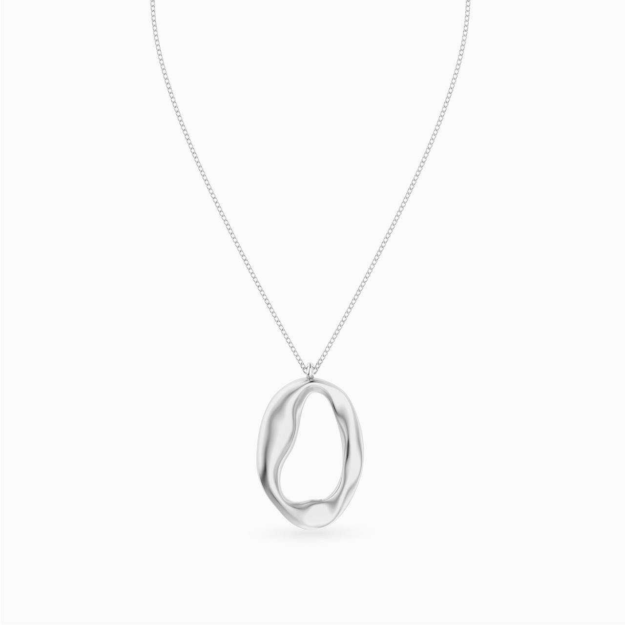 Abstract Loop Necklace In Silver - 3 https://cdn11.bigcommerce.com/s-t4k1ukevvr/images/stencil/1280w/products/5982/28614/167051100021400-4__11033.1746519374.jpg