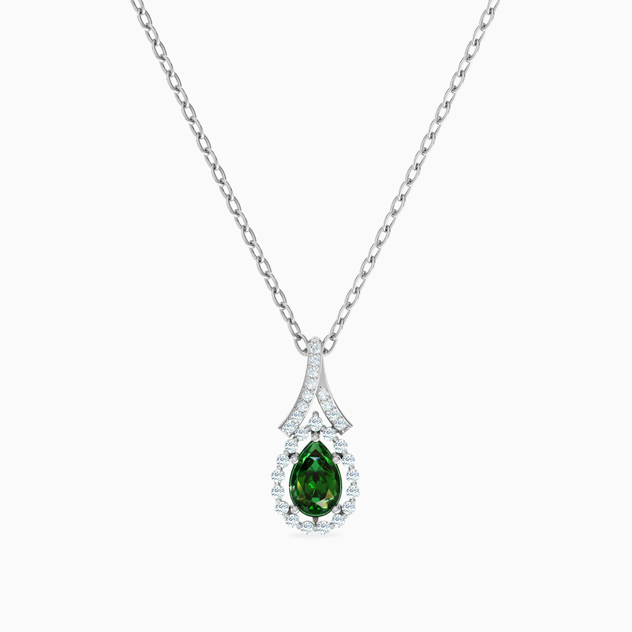 Pear Diamond & Green Stones Necklace in 18K Gold https://cdn11.bigcommerce.com/s-t4k1ukevvr/images/stencil/1280w/products/744/2390/144500305861451-1__56812.1746014797.jpg