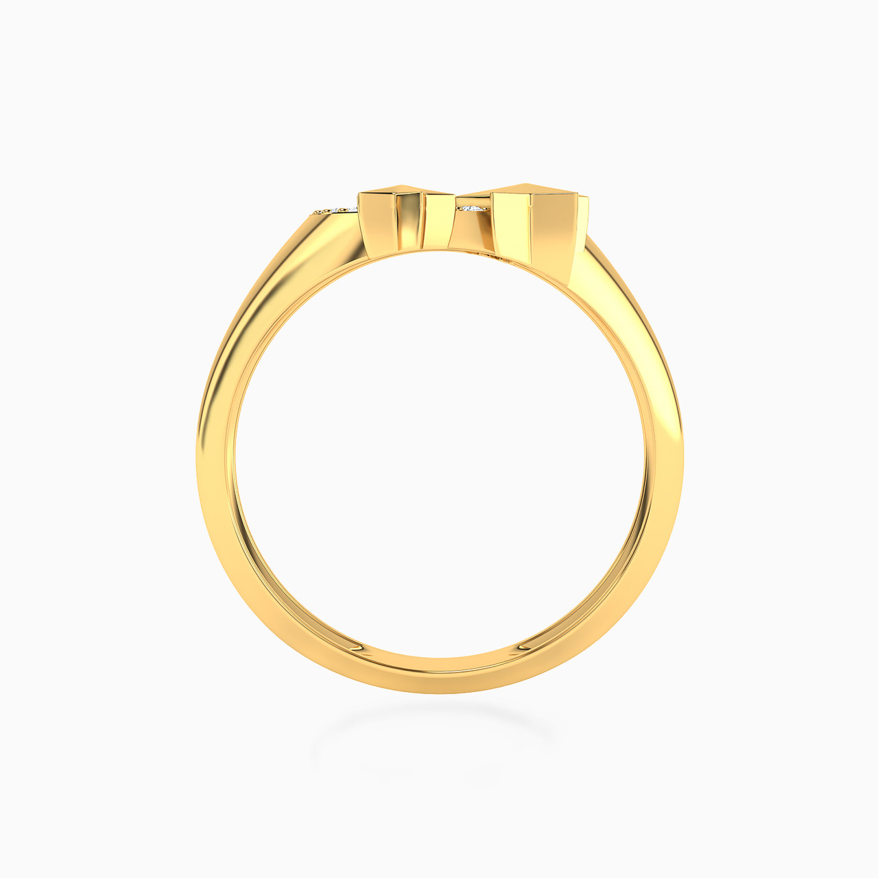 Star Diamonds Ring in 18K Gold - 3 Star Diamonds Ring in 18K Gold - 3