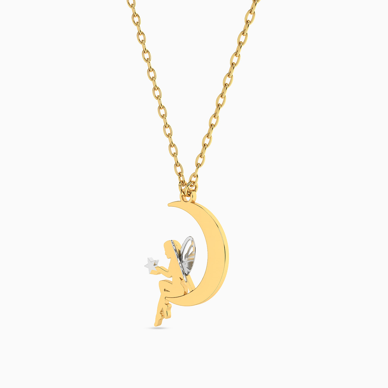 Fairy Necklace In 18K Gold - 3 Fairy Necklace In 18K Gold - 3
