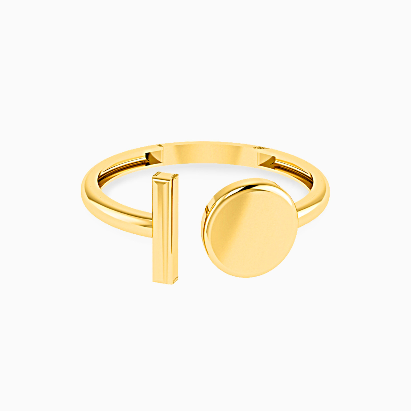 18K Gold Two-headed Ring