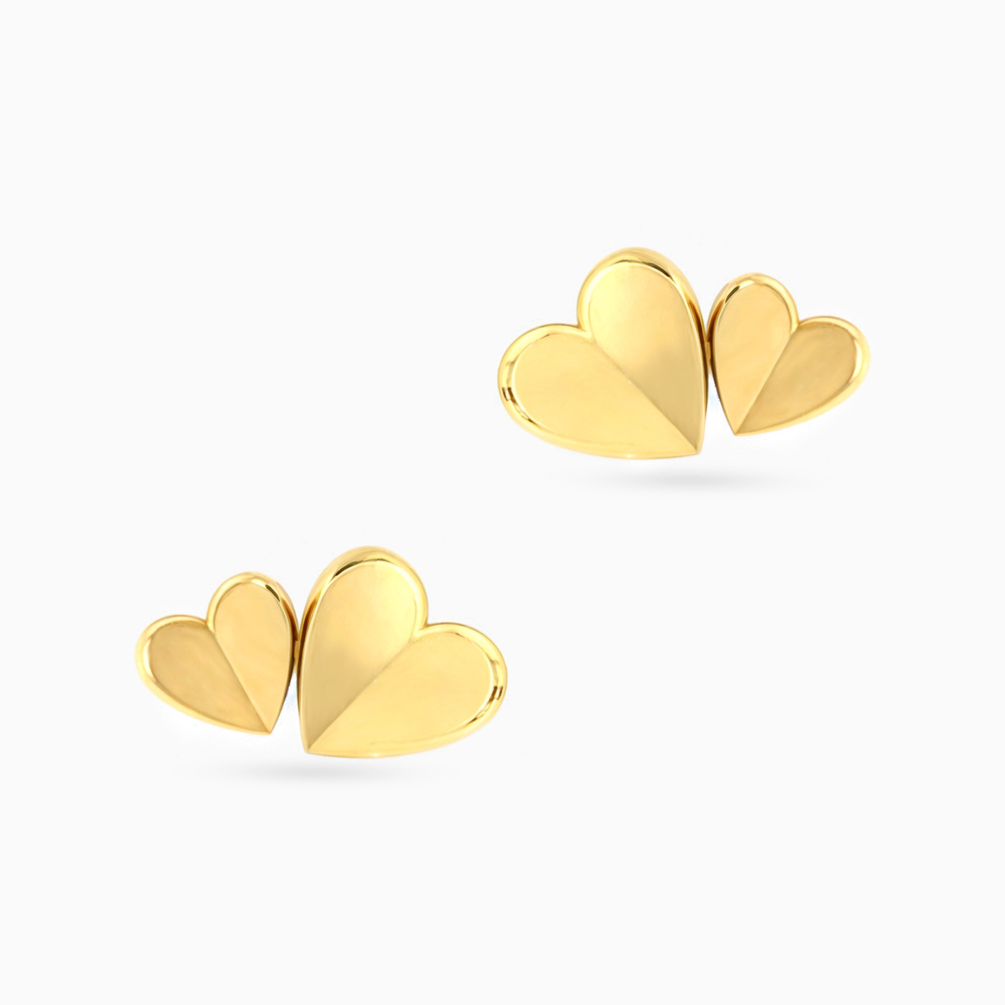 18K Gold Stud Earrings