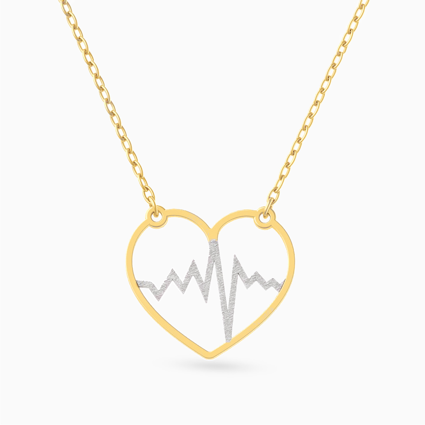 Heart Necklace In 18K Gold