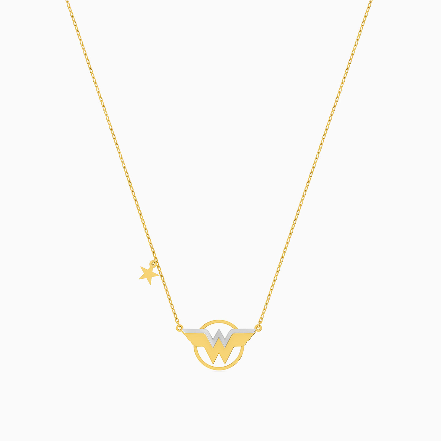Wonder Woman Necklace In 18K Gold - 3 Wonder Woman Necklace In 18K Gold - 3
