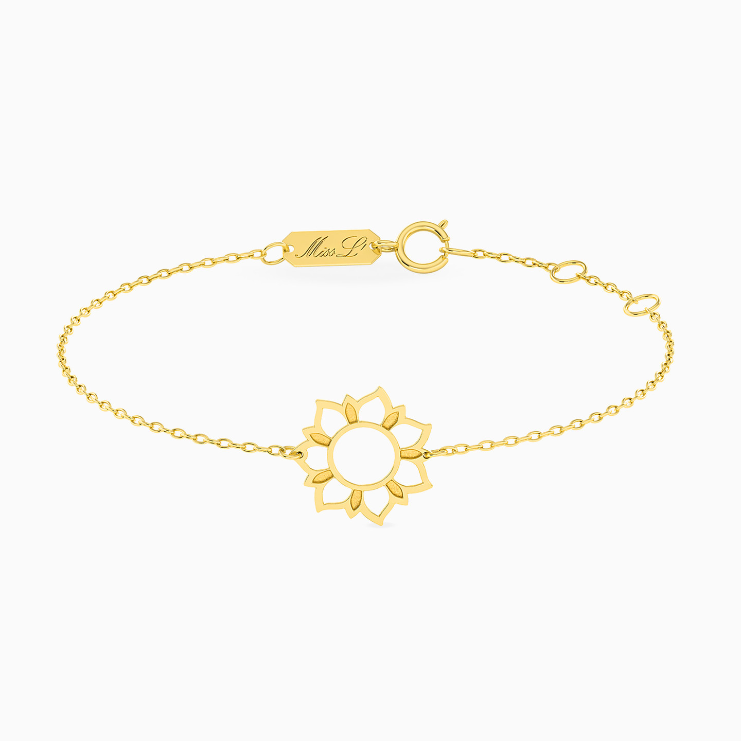 Sun Chain Bracelet in 18K Gold